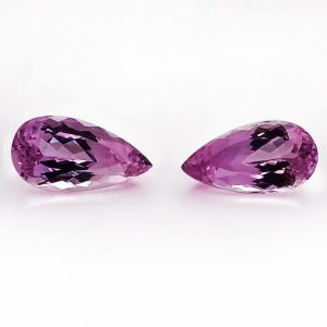 21.36 Carats Pink Pear Kunzite Pair abc-stones-co-ltd.myshopify.com [variant_title]