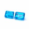 18X13 mm Swiss Blue Octagon Topaz Pair abc-stones-co-ltd.myshopify.com [variant_title]