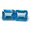 20.54 Carats Swiss Blue Octagon Topaz Pair abc-stones-co-ltd.myshopify.com [variant_title]