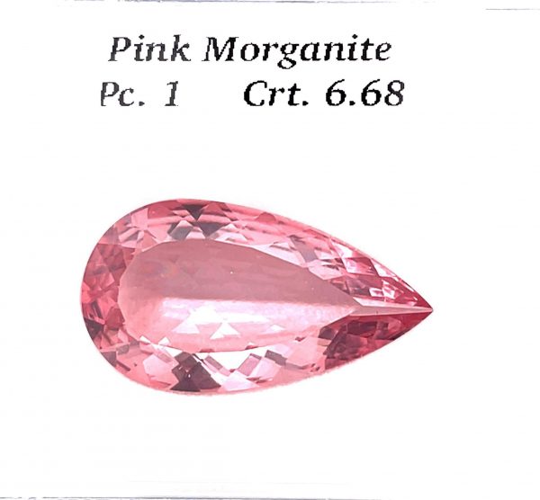 6.68 Carats Rare Top Pink Pear Morganite abc-stones-co-ltd.myshopify.com [variant_title]