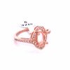 Rose Gold Plated Silver Ring Finding - Design 4 abc-stones-co-ltd.myshopify.com [variant_title]