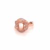 Rose Gold Plated Silver Ring Finding - Design 8 abc-stones-co-ltd.myshopify.com [variant_title]