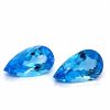 124+ Carat Top Swiss Blue Pear Topaz Pair abc-stones-co-ltd.myshopify.com [variant_title]