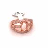 Rose Gold Plated Silver Ring Finding - Design 1 abc-stones-co-ltd.myshopify.com [variant_title]